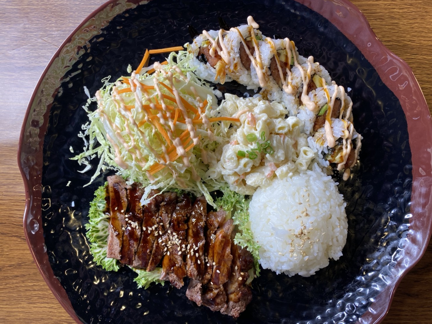 Order Beef Teriyaki Combo food online from Kome Sushi And Fusion Restaurant store, Garden Grove on bringmethat.com