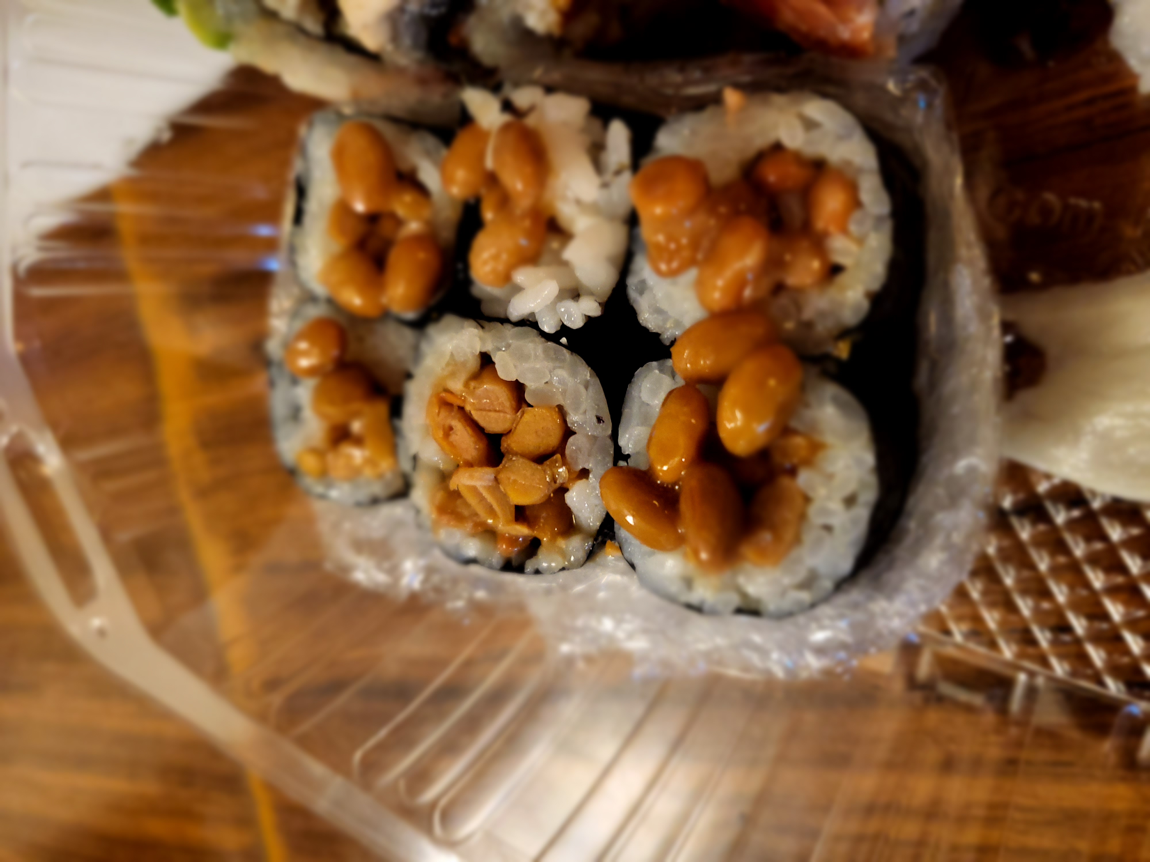 Order Natto Maki Roll food online from Azuma Japanese Cuisine store, Cupertino on bringmethat.com