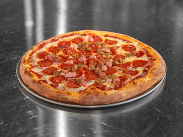 Order Meat Lovers Pizza food online from La Hot Wings store, Los Angeles on bringmethat.com