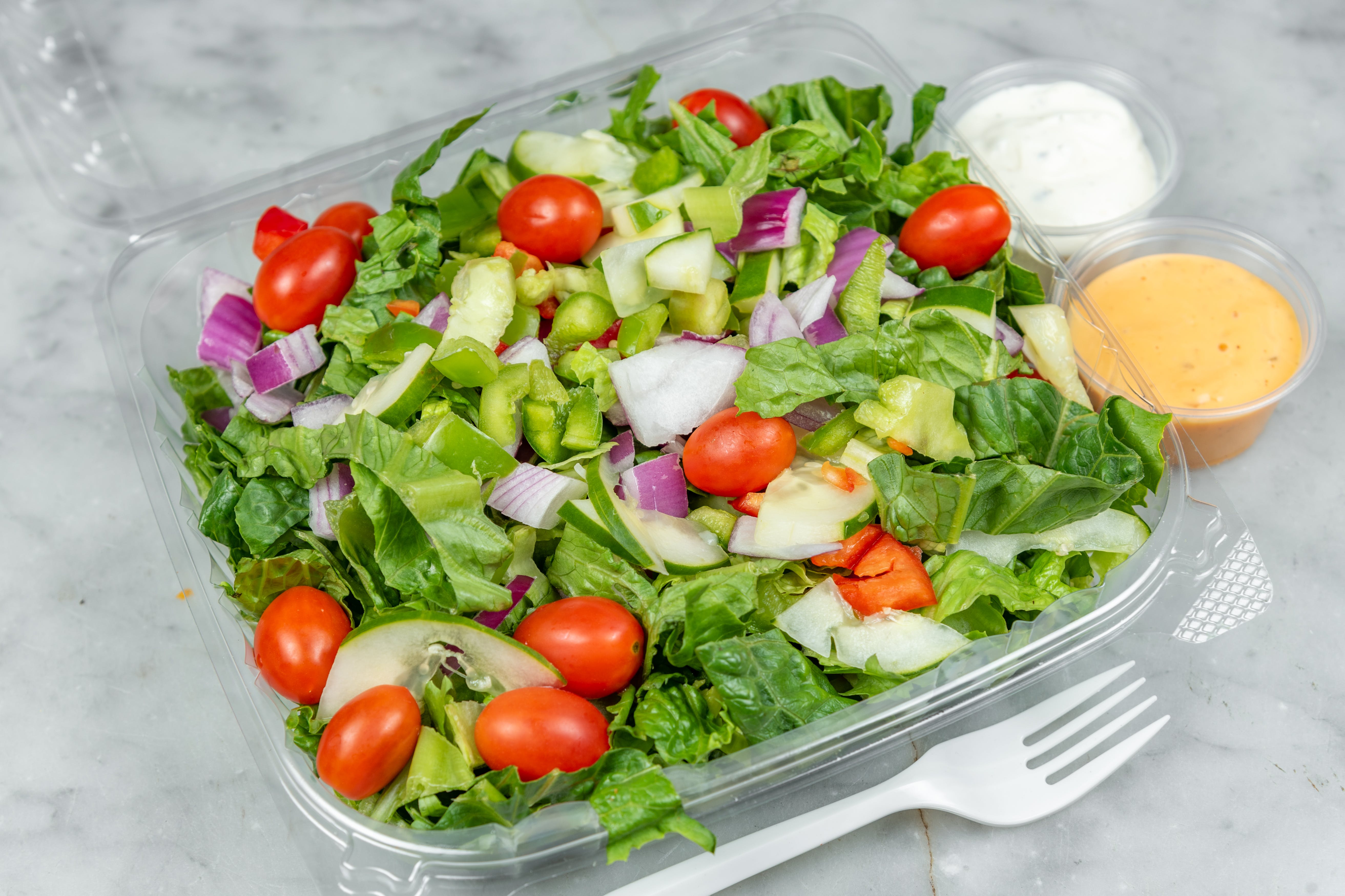 Order House Salad - Salad food online from Rams Pizza Plus store, Bronx on bringmethat.com