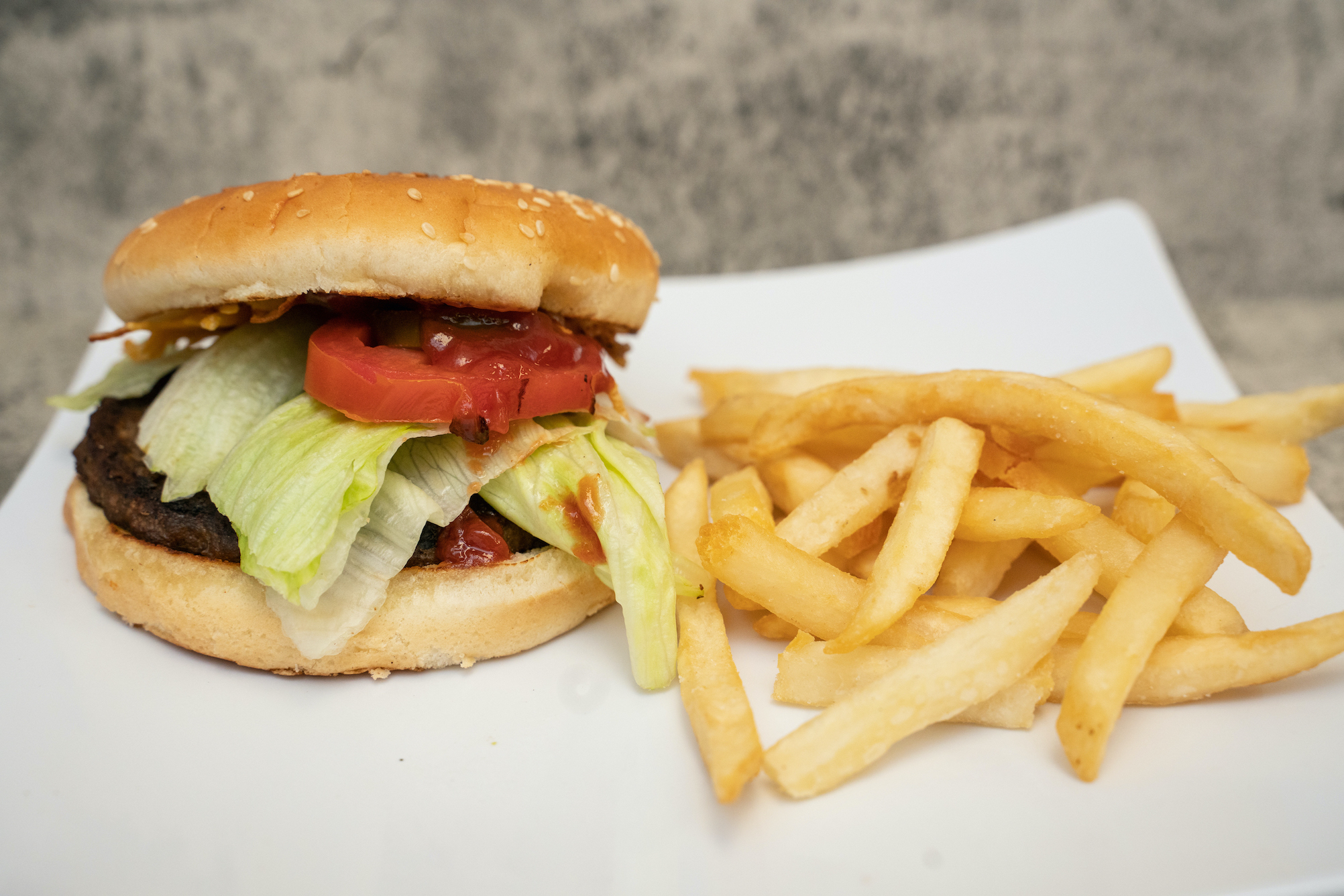 Order Burger & Fries food online from My Taco House store, Modesto on bringmethat.com