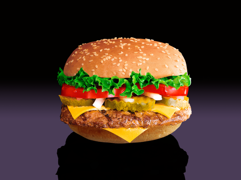 Order Super Cheeseburger food online from Nathan Famous store, Fitchburg on bringmethat.com