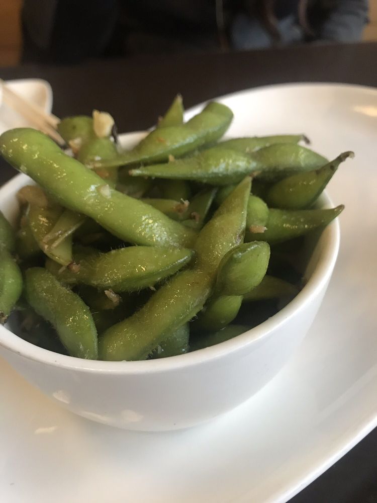Order Garlic Edamame Plate food online from Miku Sushi store, Chicago on bringmethat.com