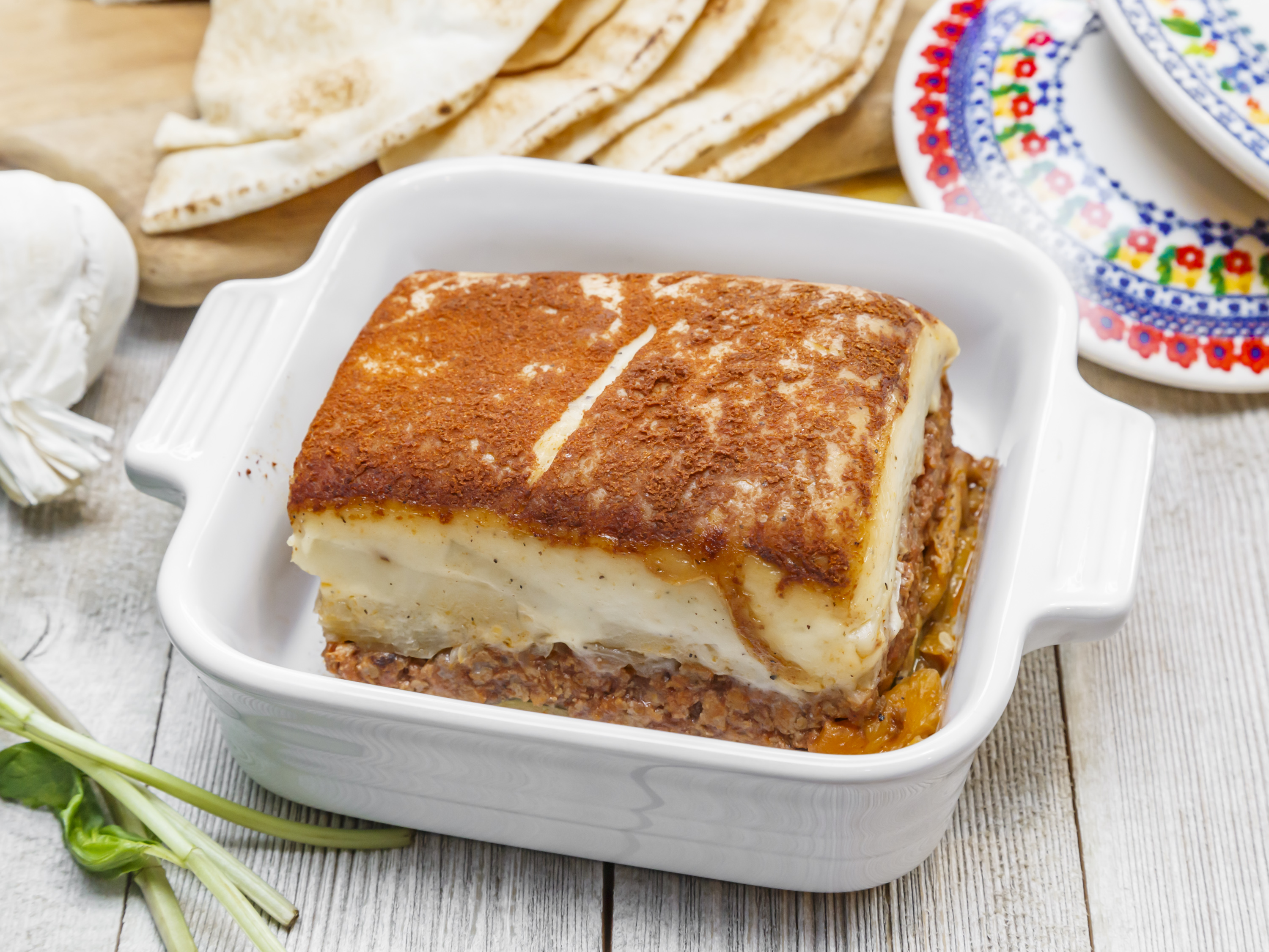 Order Moussaka ala carté food online from Mediterranean Grill store, Pittsburgh on bringmethat.com