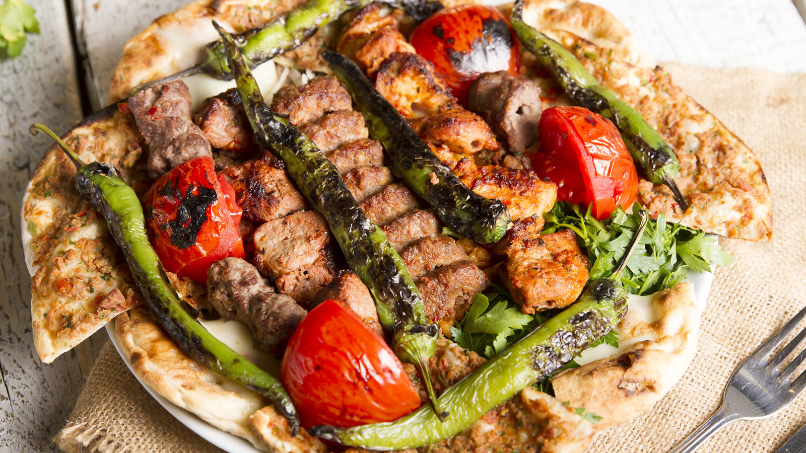 Order Two Meat Combo Kabobs food online from Gaters store, Fremont on bringmethat.com