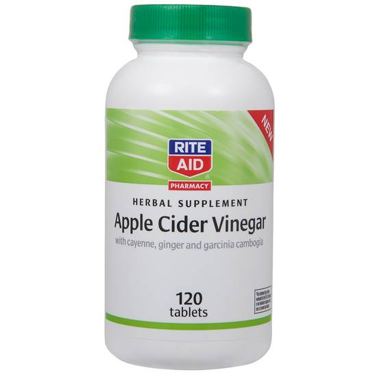 Order Rite Aid Apple Cider Vinegar Tablets (120 ct) food online from Rite Aid store, Palm Desert on bringmethat.com