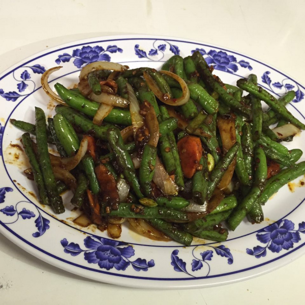 Order Dry Braised String Beans food online from Lucky Bamboo Restaurant store, Modesto on bringmethat.com