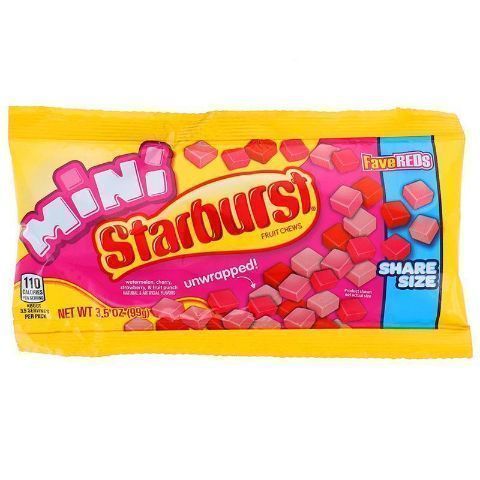 Order Starburst Mini FaveREDS Share Size 3.5oz food online from 7-Eleven store, Newport News on bringmethat.com