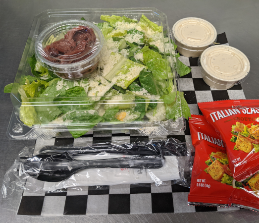 Order Caesar Salad food online from Magpies Gourmet Pizza Houghton store, Tucson on bringmethat.com