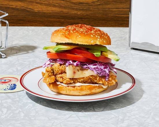 Order The Southwestern Fried Chicken Sandwich food online from Cluck Shoppe store, Salinas on bringmethat.com