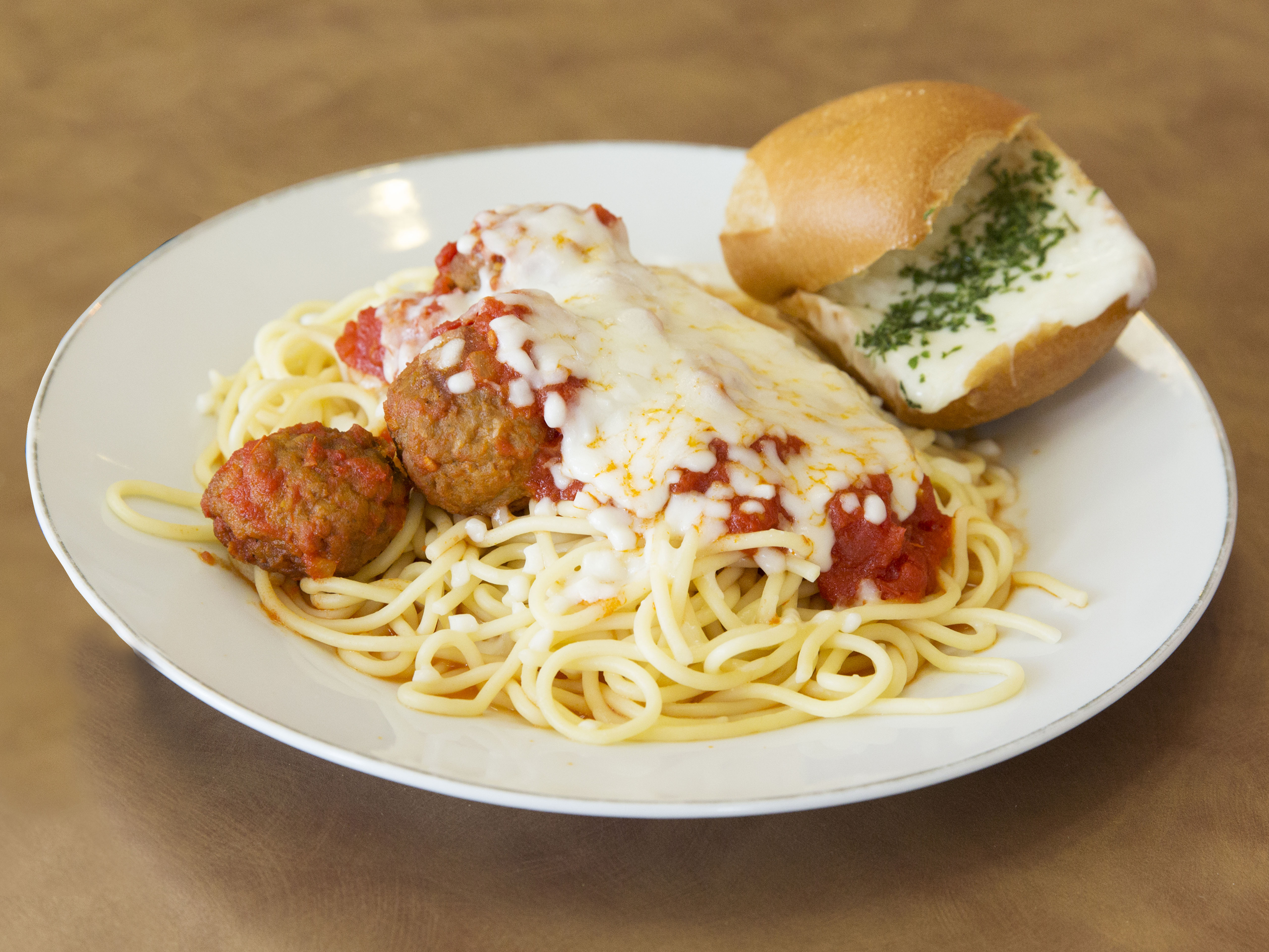 Order Spaghetti with Meatballs food online from Pudge Bros Pizza store, Denver on bringmethat.com