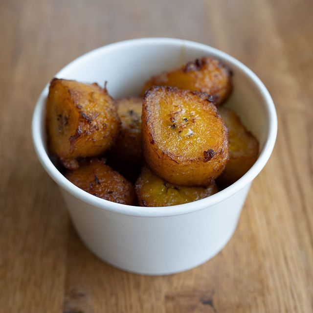 Order Fried Sweet Plantains food online from Jerk’D Kitchen store, Hackensack on bringmethat.com