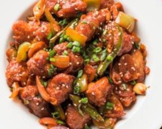Order Chilli Chicken Ching's food online from Gunpowder Cafe store, Frisco on bringmethat.com