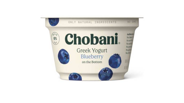 Order Chobani Greek Yoghurt Fob Nf Blueberry food online from Trumbull Mobil store, Trumbull on bringmethat.com