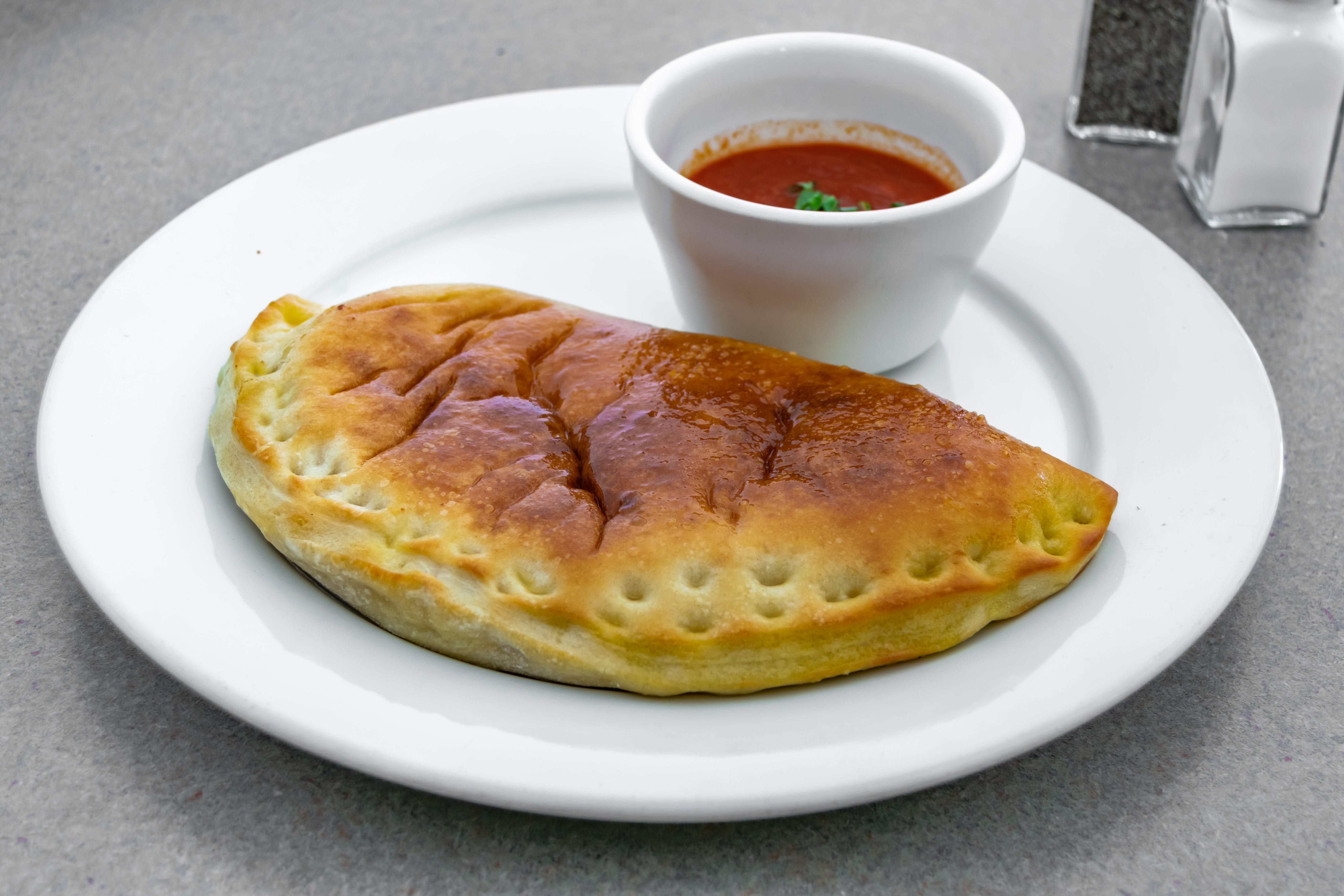 Order Cheese Calzone with Veal - Regular food online from Bella Pizza 2 store, Somerset on bringmethat.com
