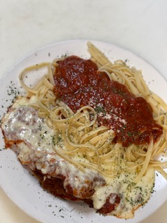 Order Veal Parmigiana food online from New York Pizza & Family Restaurant store, Tannersville on bringmethat.com