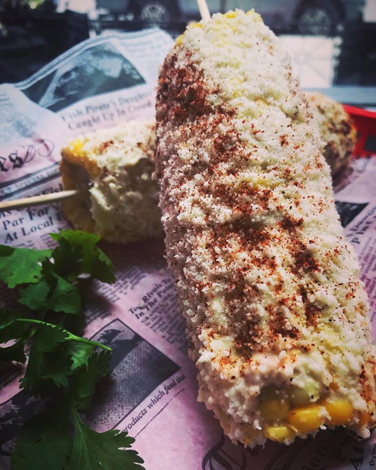 Order Little Village Elote Placero food online from Chicago Brewhouse store, Chicago on bringmethat.com