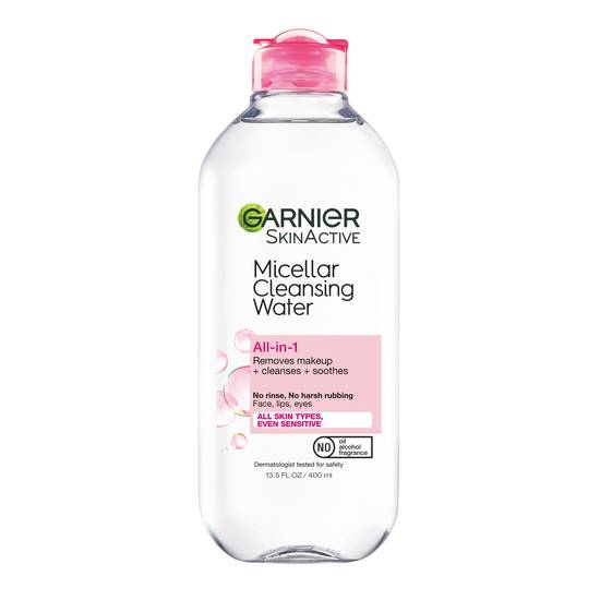 Order Garnier SkinActive Micellar Cleansing Water All in 1 Cleanser & Makeup Remover, 13.5 OZ food online from CVS store, SPRING VALLEY on bringmethat.com
