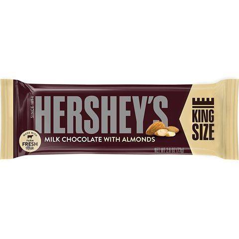 Order Hershey’s Almond King Size 2.6oz food online from 7-Eleven store, Lakewood on bringmethat.com