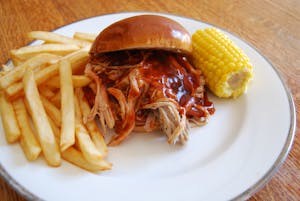 Order BBQ Pulled Pork food online from Robinson Bar And Grill store, Oak Park on bringmethat.com