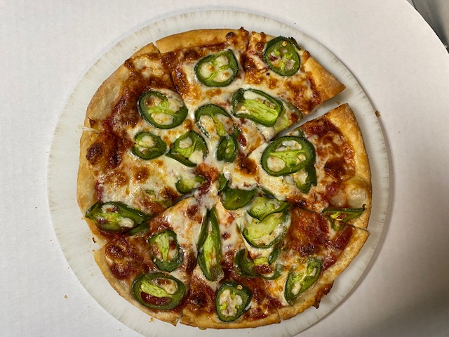 Order Hot Pepper Pizza food online from Desi Food Galaxy store, Somerset on bringmethat.com