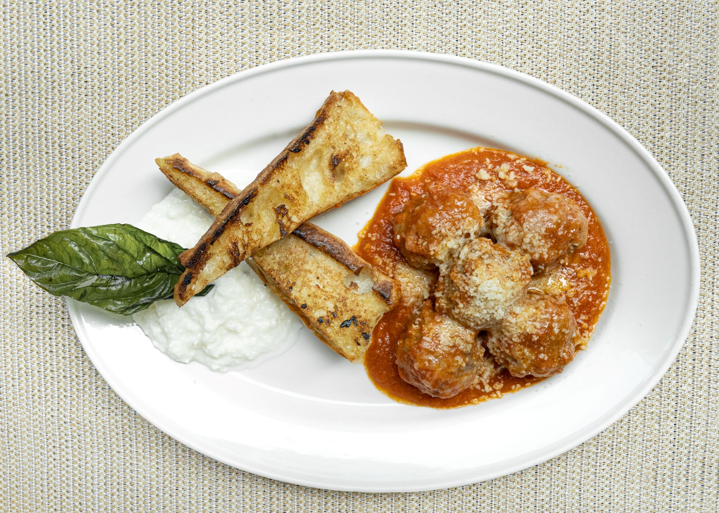 Order Beef Meatballs food online from Il Moro Restaurant store, Los Angeles on bringmethat.com