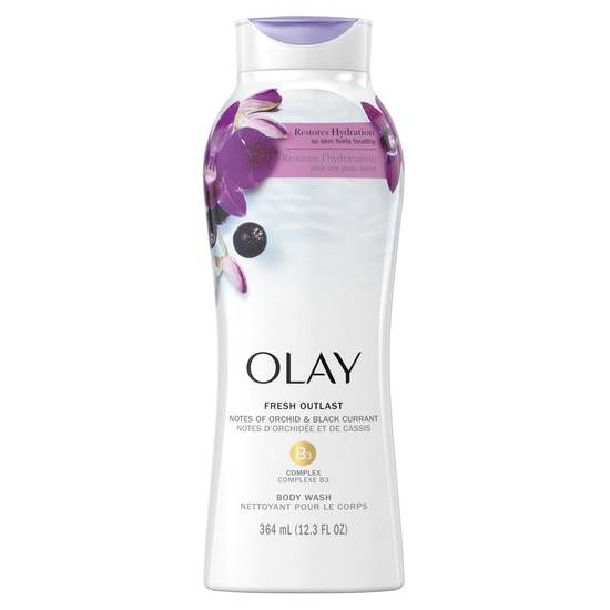 Order Olay Fresh Outlast Body Wash, Orchid & Black Currant, 22 OZ food online from Cvs store, MANCHESTER on bringmethat.com