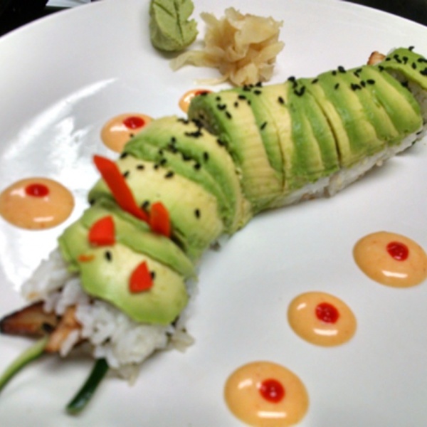 Order Caterpillar Roll food online from Fuji Sushi store, Camarillo on bringmethat.com