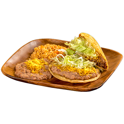 Order #7 Tostada and Taco food online from Filiberto Mexican Food store, Tucson on bringmethat.com