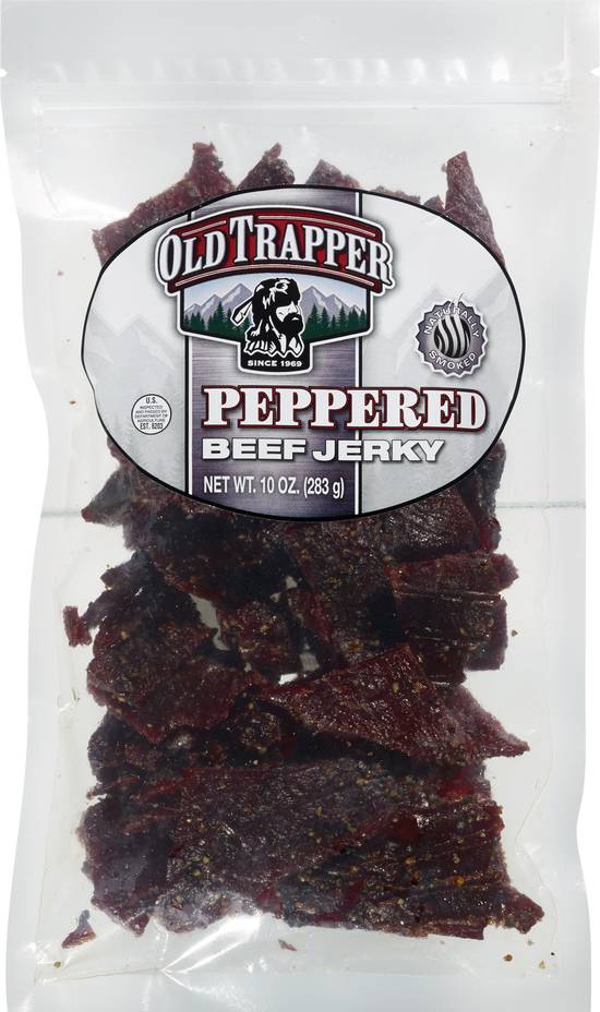 Order Old Trapper Peppered Beef Jerky, 10 OZ food online from Cvs store, FARGO on bringmethat.com