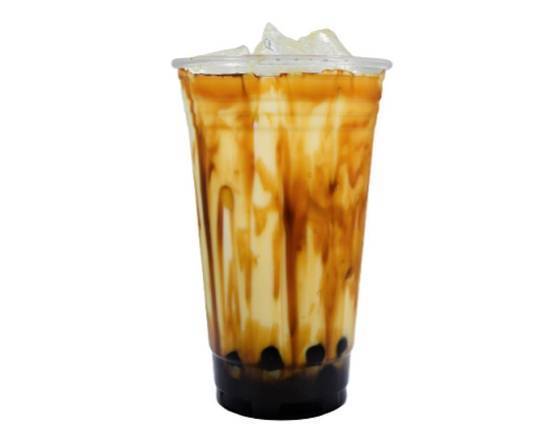 Order T10. Brown Sugar Milk (No Tea/Caffeine) food online from No. 1 Boba Tea store, Cedar Park on bringmethat.com