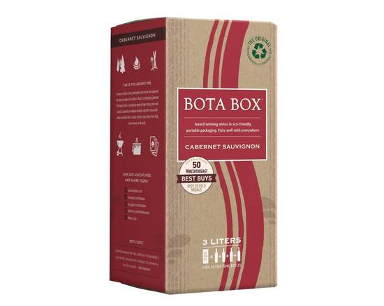 Order BOTA BOX CABERNET SAUVIGNON 3L BOX food online from Audet's Wine & Spirits, store, Lynn on bringmethat.com