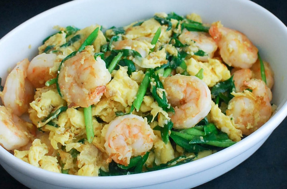 Order Sauteed Shrimp with Cucumber & Egg food online from You & Mee Noodle House store, Boulder on bringmethat.com