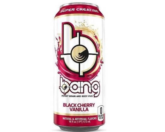 Order bang energy black cherry vanilla 16oz 6oz food online from Windy City Liquor Market store, El Cajon on bringmethat.com