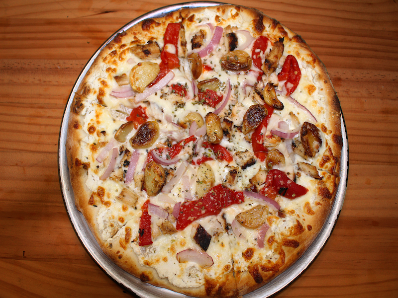 Order White Pizza food online from Stefano's Pizza Express store, Pharr on bringmethat.com