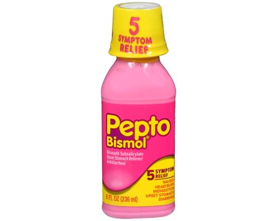 Order Pepto-Bismol Liquid Original food online from Scripx Pharmacy store, Plano on bringmethat.com