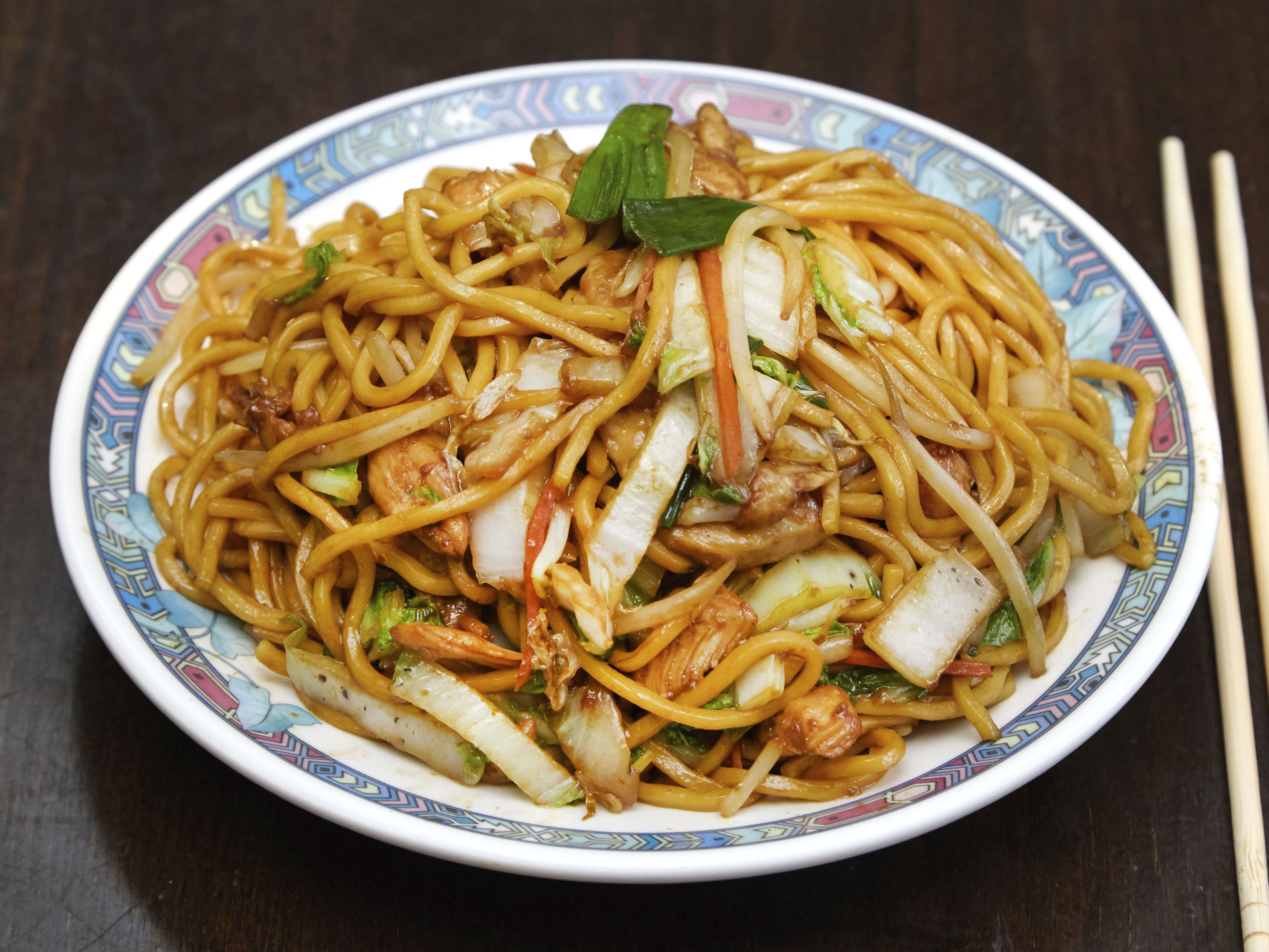 Order 52. Chicken Lo Mein food online from China delight store, Brooklyn on bringmethat.com
