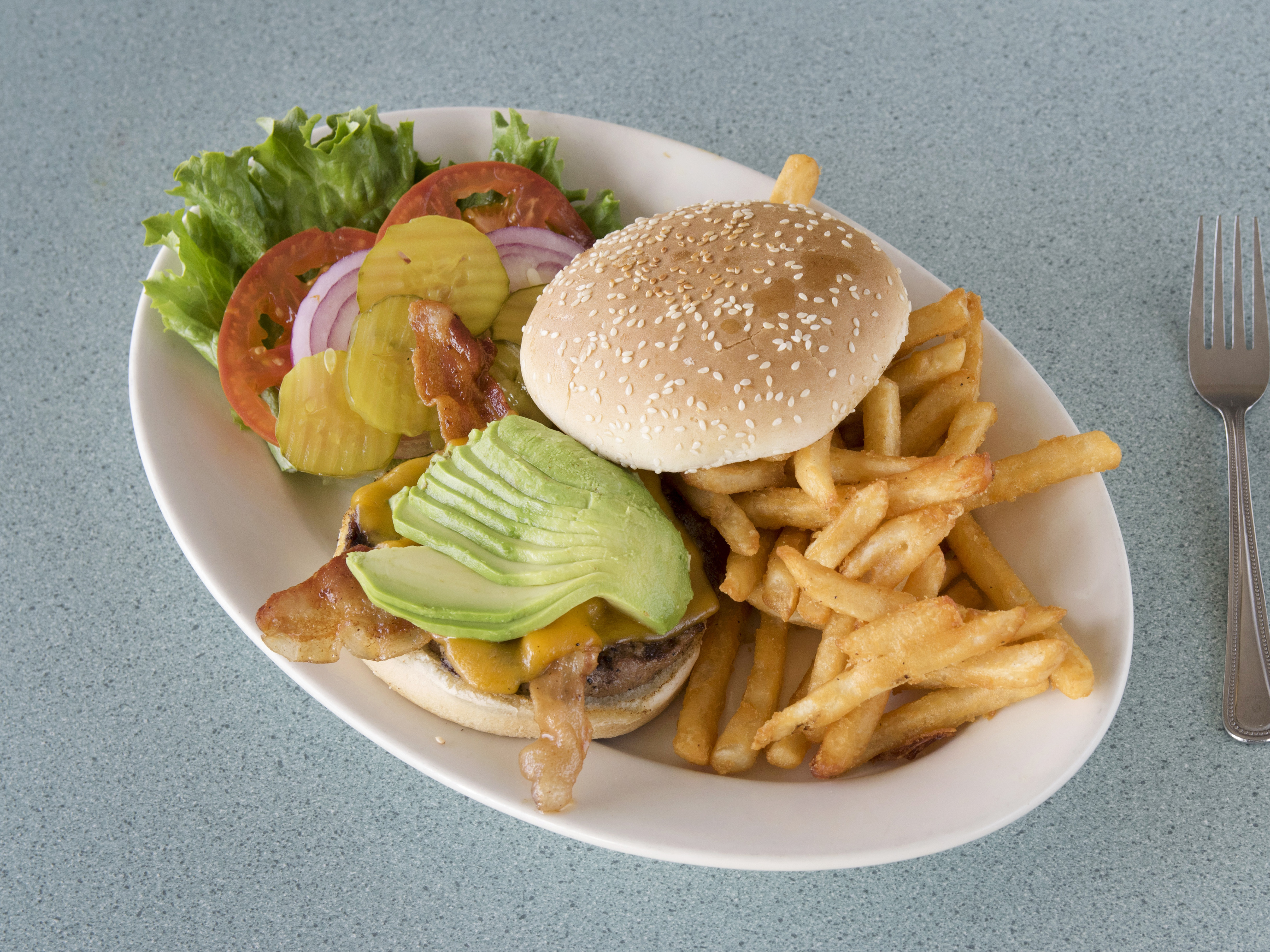 Order ABC Burger food online from "Pegah's Kitchen " store, Escondido on bringmethat.com