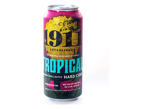 Order 1911 Tropical Cider - 4x 16oz Cans food online from Sip Sip Hooray Wines & Liquors store, Syracuse on bringmethat.com
