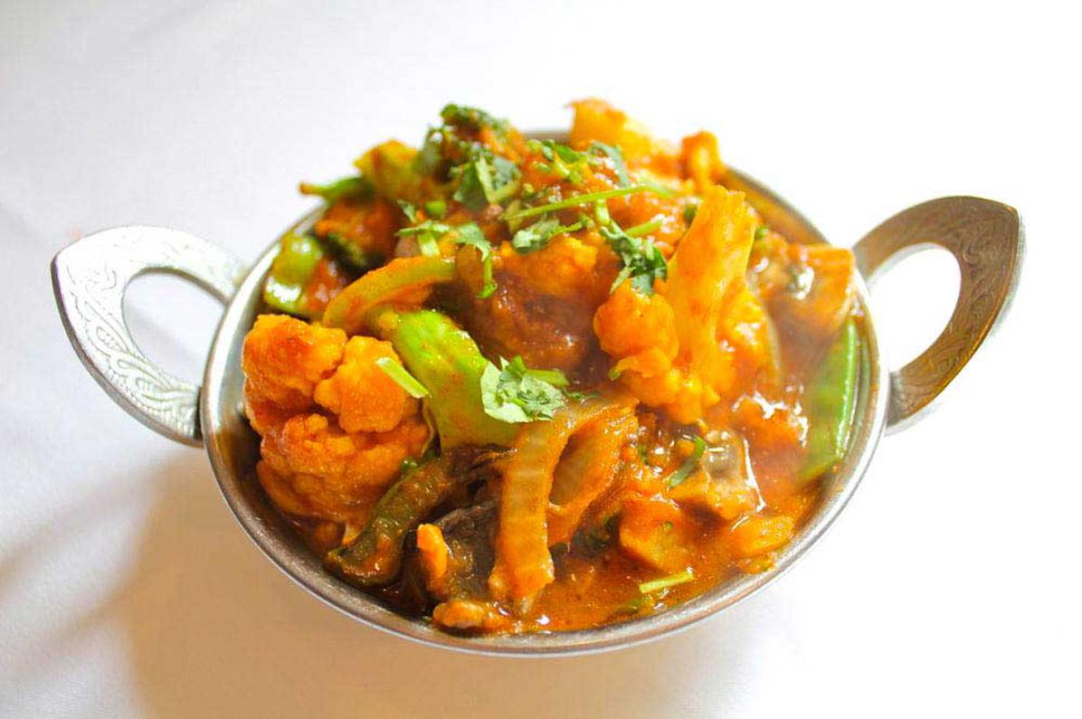 Order Vegetable Jalfrezi food online from India Quality Restaurant store, Boston on bringmethat.com