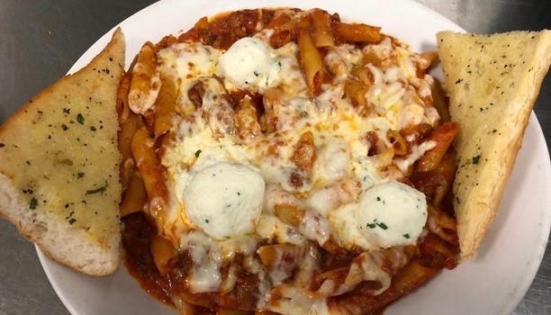 Order Baked Mostaccioli Meat Sauce food online from Georgio Chicago Pizza & Pub store, Crystal Lake on bringmethat.com