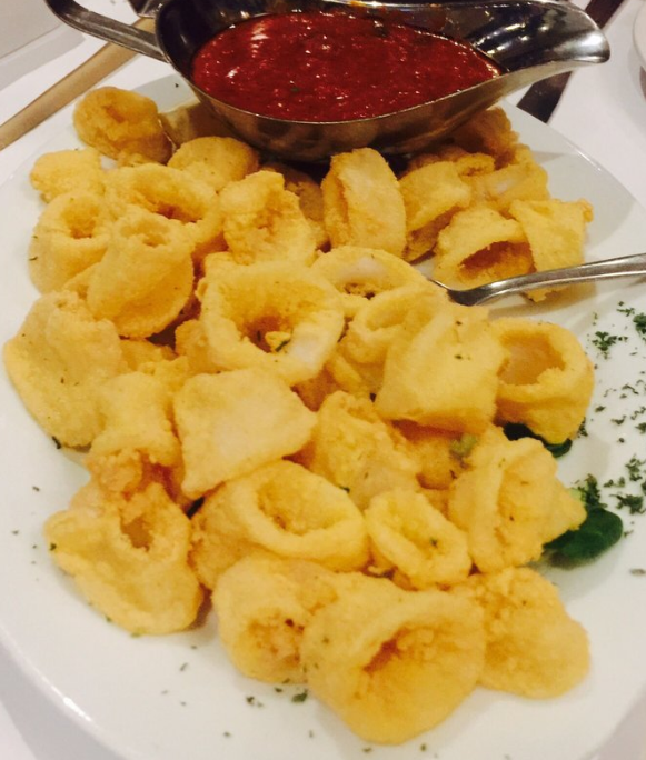 Order Fried Calamari food online from Gusto Divino Trattoria fka Mulberry Street of Seaford Restaurant & Bar store, Seaford on bringmethat.com