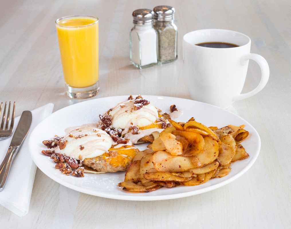 Order Silver Dollar Benedict food online from Morning Belle store, Grand Rapids on bringmethat.com