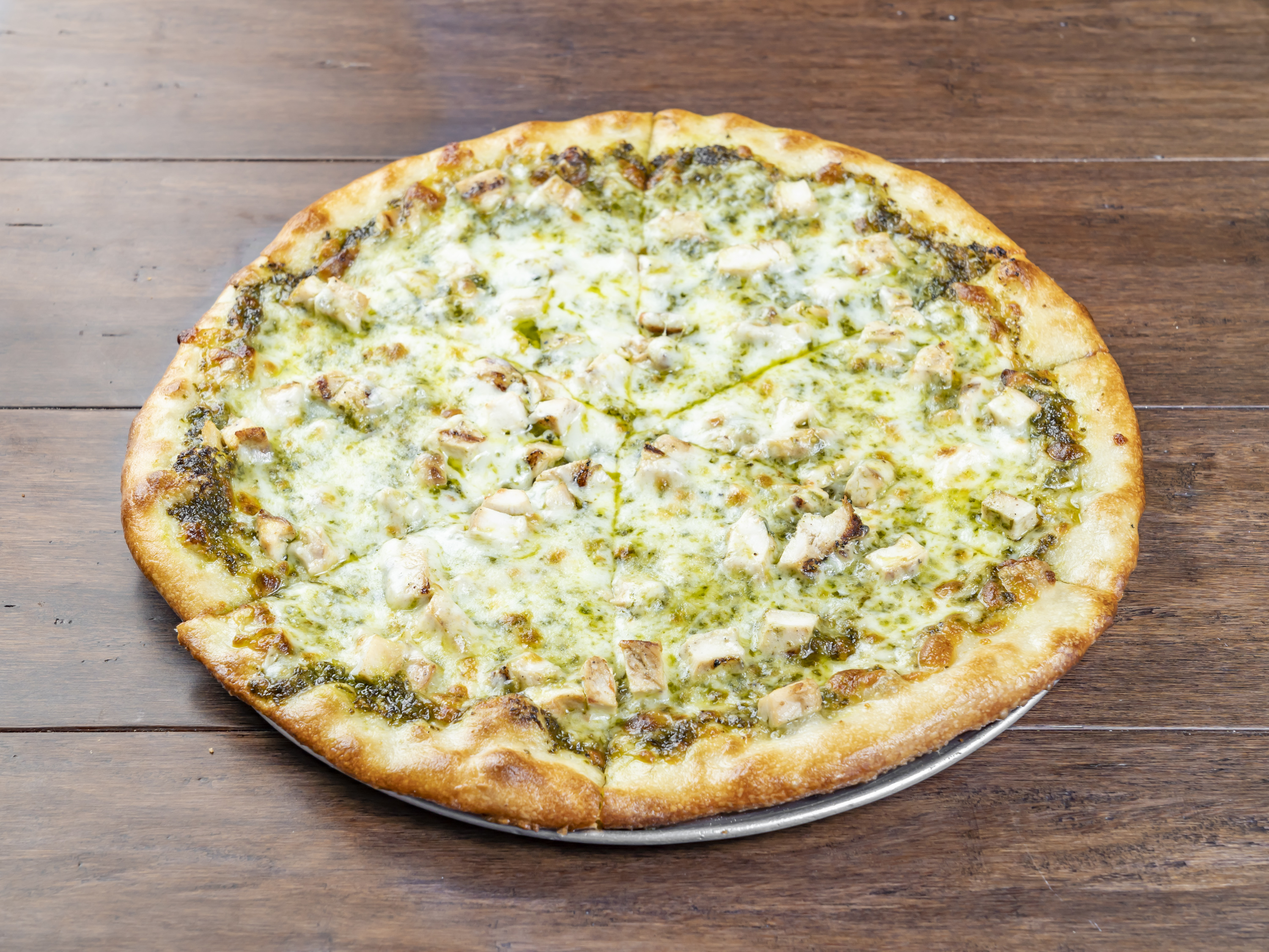 Order Chicken Pesto Pizza food online from Westover Pizza store, Stamford on bringmethat.com