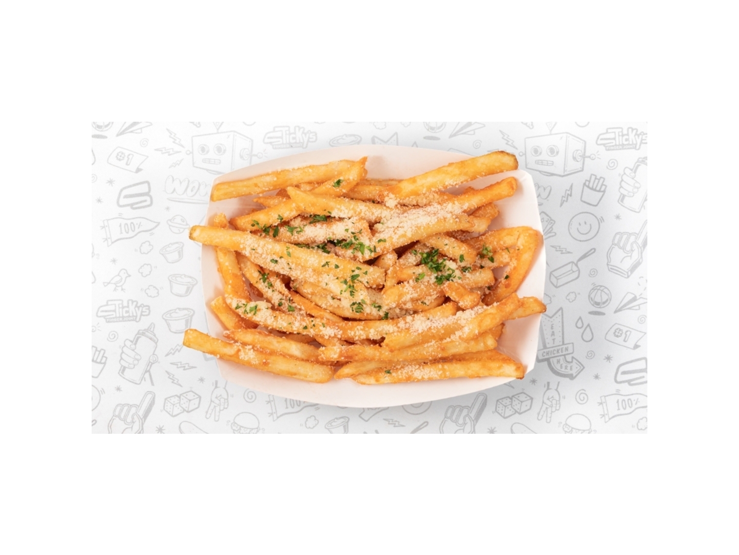 Order Truffle Parm Fries food online from Sticky Finger Joint store, Philadelphia on bringmethat.com