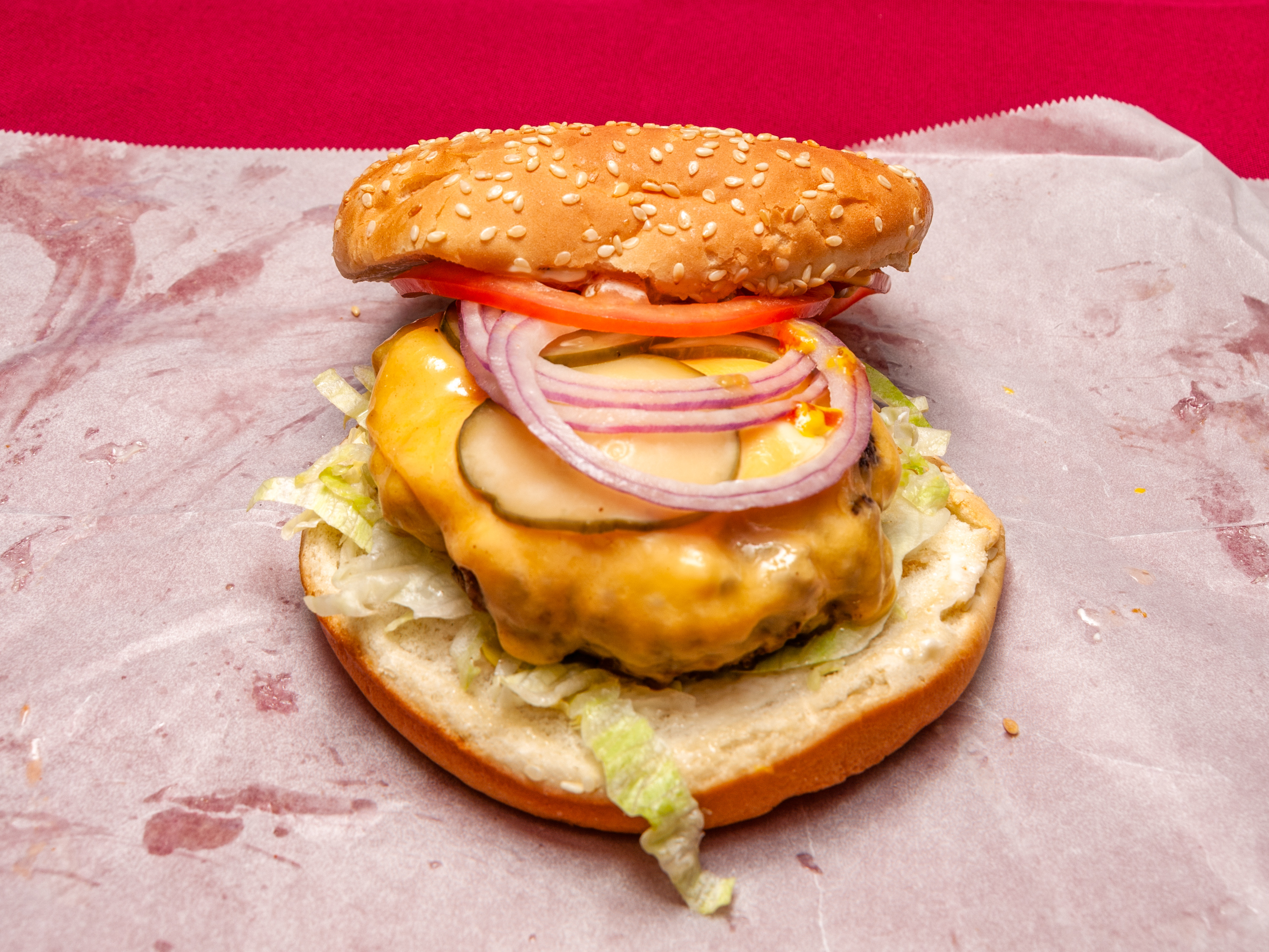 Order Classic Hamburger food online from Manhattan Deli II store, Fayetteville on bringmethat.com