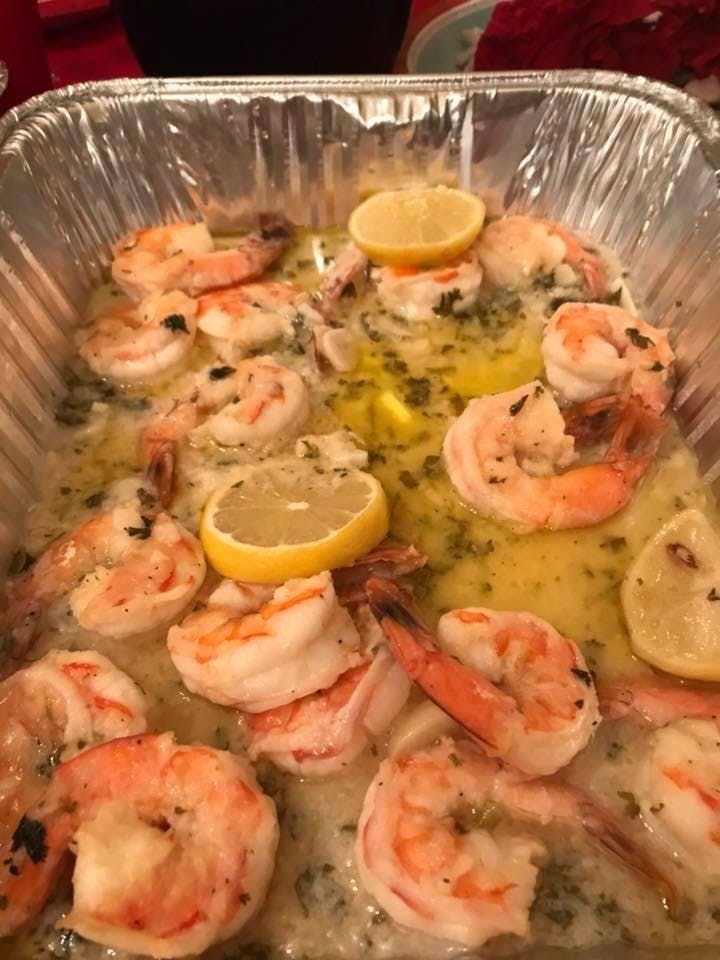 Order Shrimp Scampi Pasta - Platter food online from Lorenzo's Pizza store, Fountain Hill on bringmethat.com
