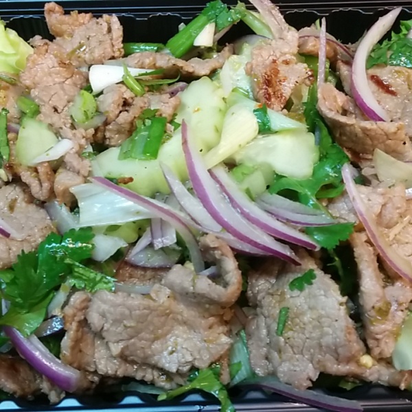 Order 2. Beef Salad food online from Little Thai Cafe store, Houston on bringmethat.com