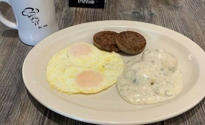 Order One Biscuit & Gravy Combo - OO food online from Biscuits Cafe store, Glendale on bringmethat.com