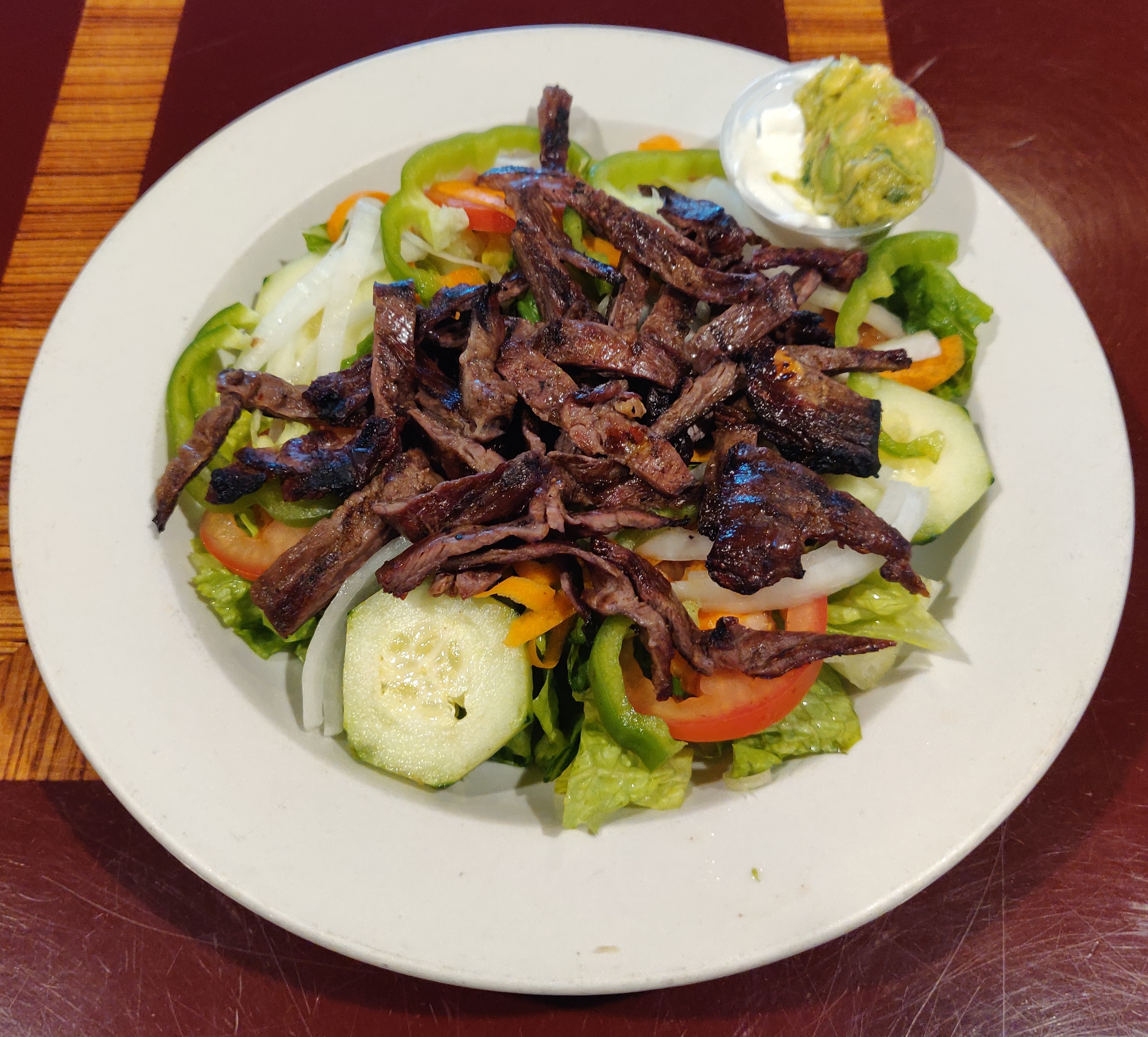 Order Steak Salad food online from El Ranchito store, Chicago on bringmethat.com